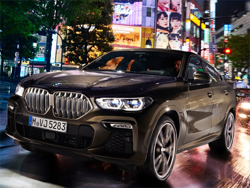 BMW X6 M50i Puzzle Game