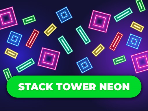 Stack Tower Neon: Keep Blocks Balance Puzzle Game