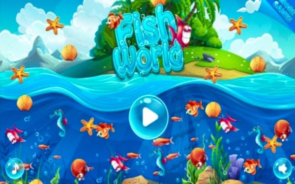 Fish World Match 3 Puzzle Game Online