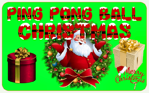 Ping Pong Ball Christmas - Holiday Bounce Game Online