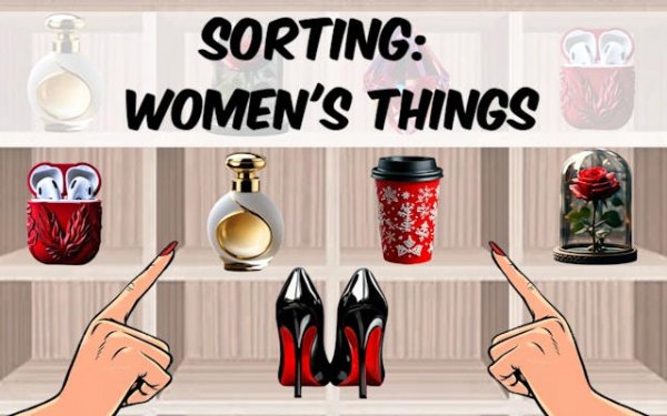 Sorting: Women's Things Puzzle Game Online