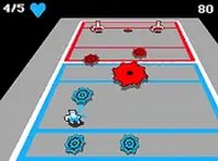 Circular Arena Disk Dodge: Action Reflex Game